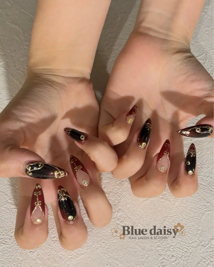 ネイル ハンドネイル Blue daisy 栄本店のネイルデザイン