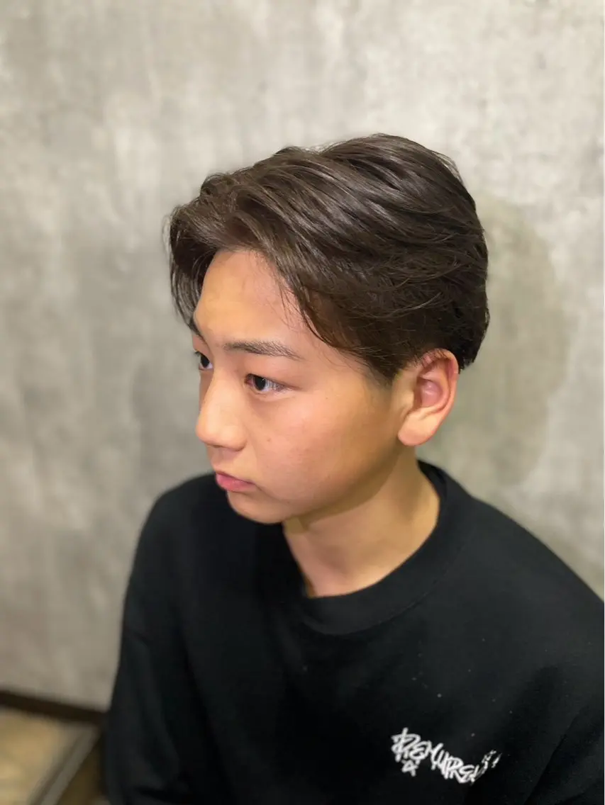 ミディアム 對馬 虎太郎のヘアスタイル