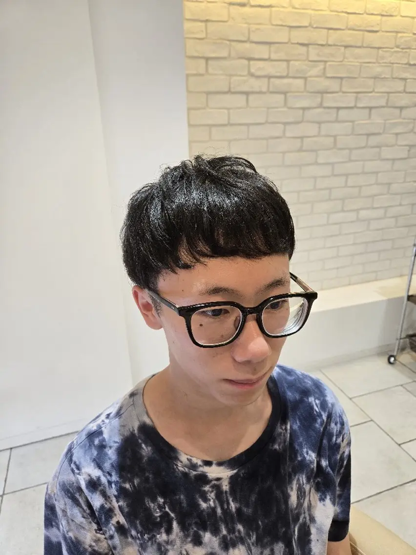 メンズ メンズベリーショート preak TOMOのヘアスタイル