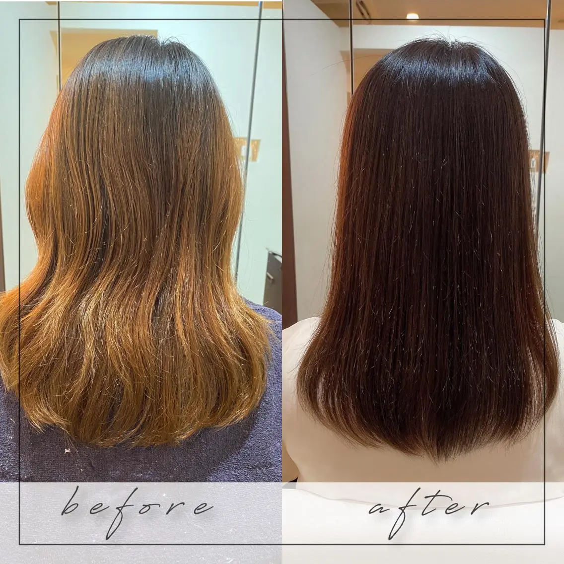 セミロング くせ毛×ショート 上岡勇祐のヘアスタイル