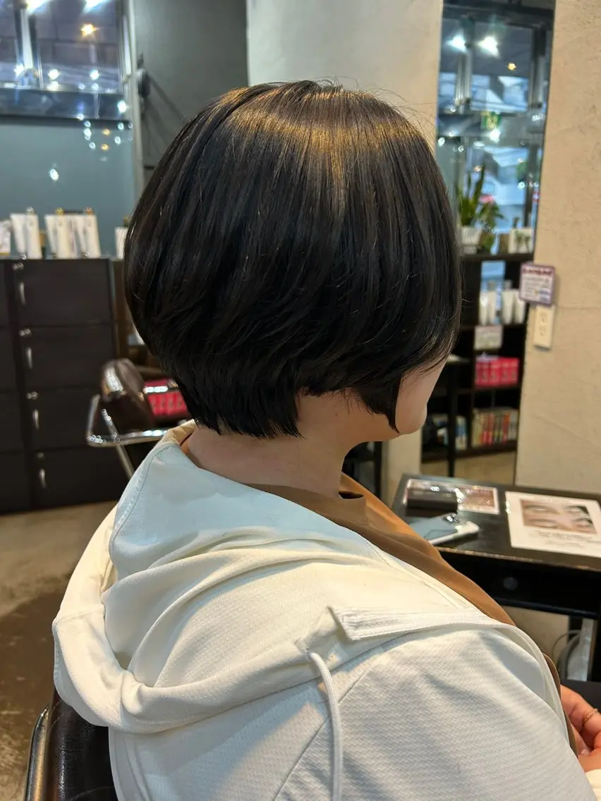 ショート カラー ショートボブ ボブ 髪質改善 ショートヘア トリートメント トリートメント 桜田 修未のヘアスタイル