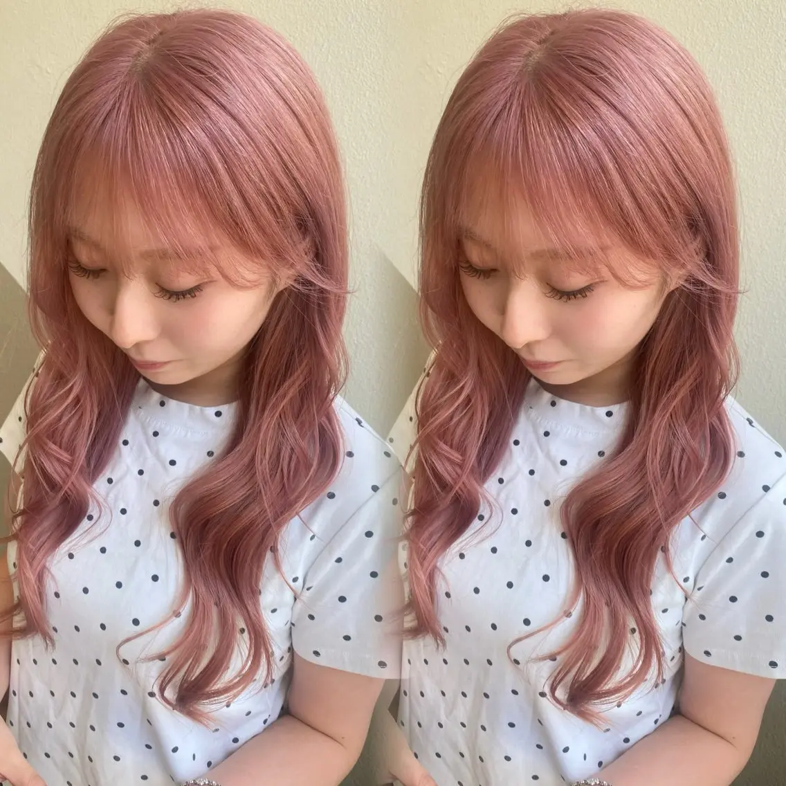 ロング カラー ヘアカラー トリートメント 透明感カラー/ 小顔レイヤー/ミヅキのヘアスタイル