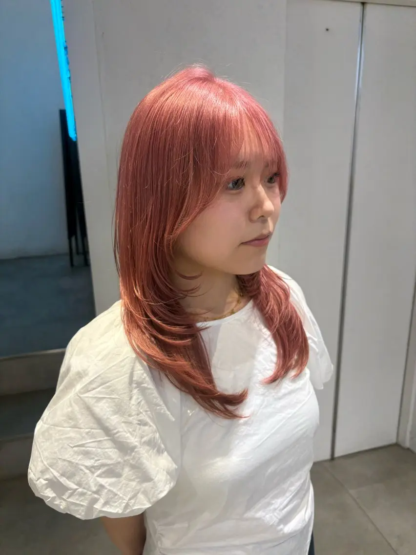 ロング カラー ヘアカラー *。艶髪/ハイトーン 🎀CHIKA🎀のヘアスタイル