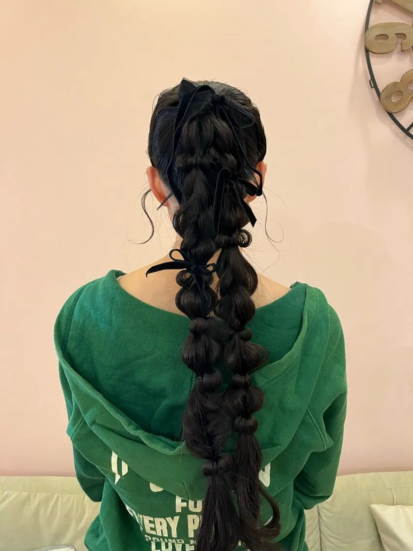 ロング ヘアセット 外川 生純美ೀ🌝のヘアスタイル
