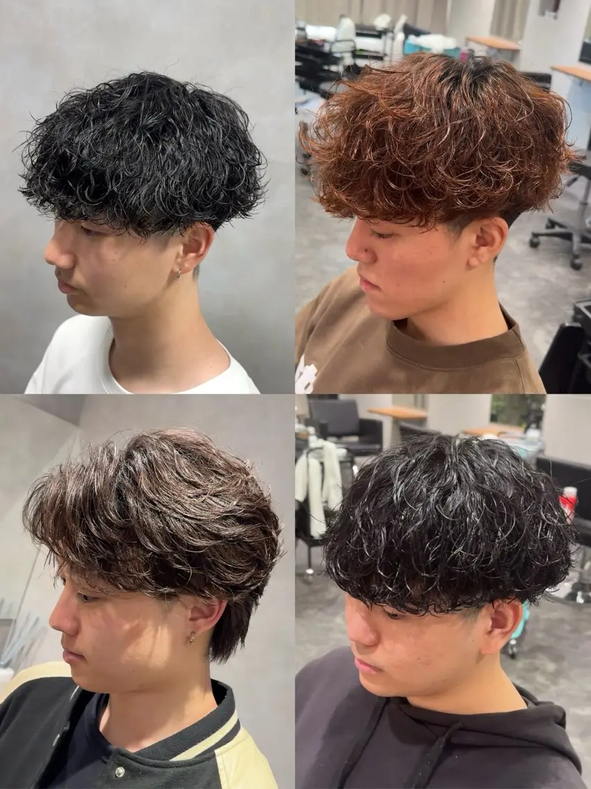 メンズ メンズパーマ 「曲がる縮毛矯正」 メンズパーマ職人馬場のヘアスタイル