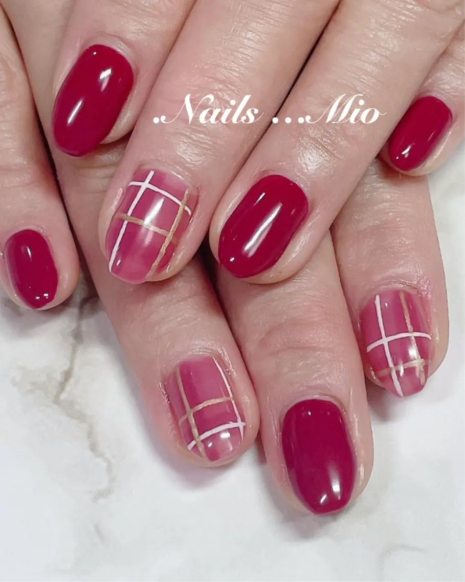 ネイル アートネイル ジェルネイル ワンカラーネイル .Nails Mio 赤羽西ネイルサロンのネイルデザイン