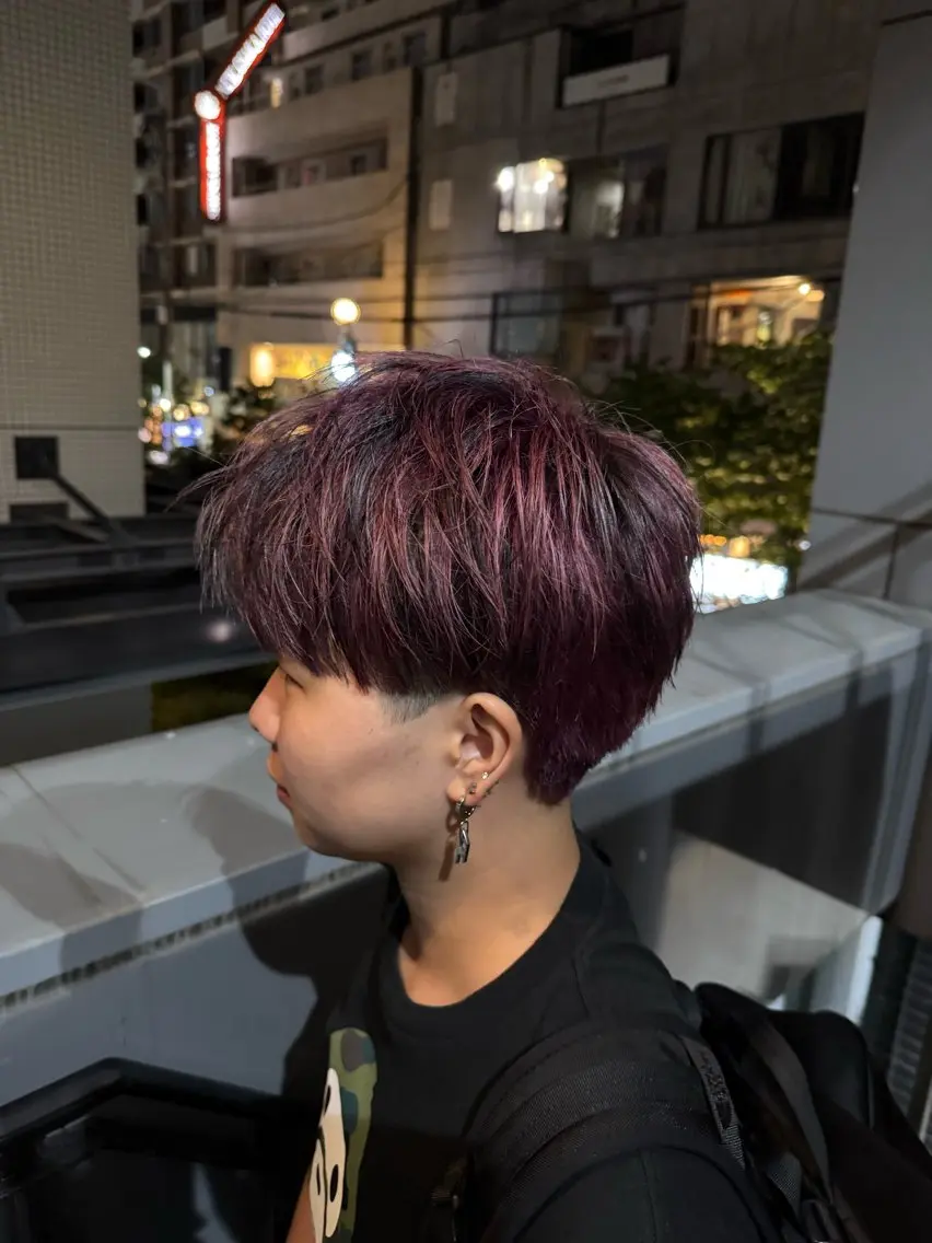 メンズ ヘアカラー トリートメント 河野 悠のヘアスタイル
