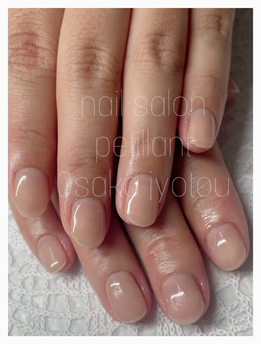 ネイル クリアネイル nail salon petillantのネイルデザイン