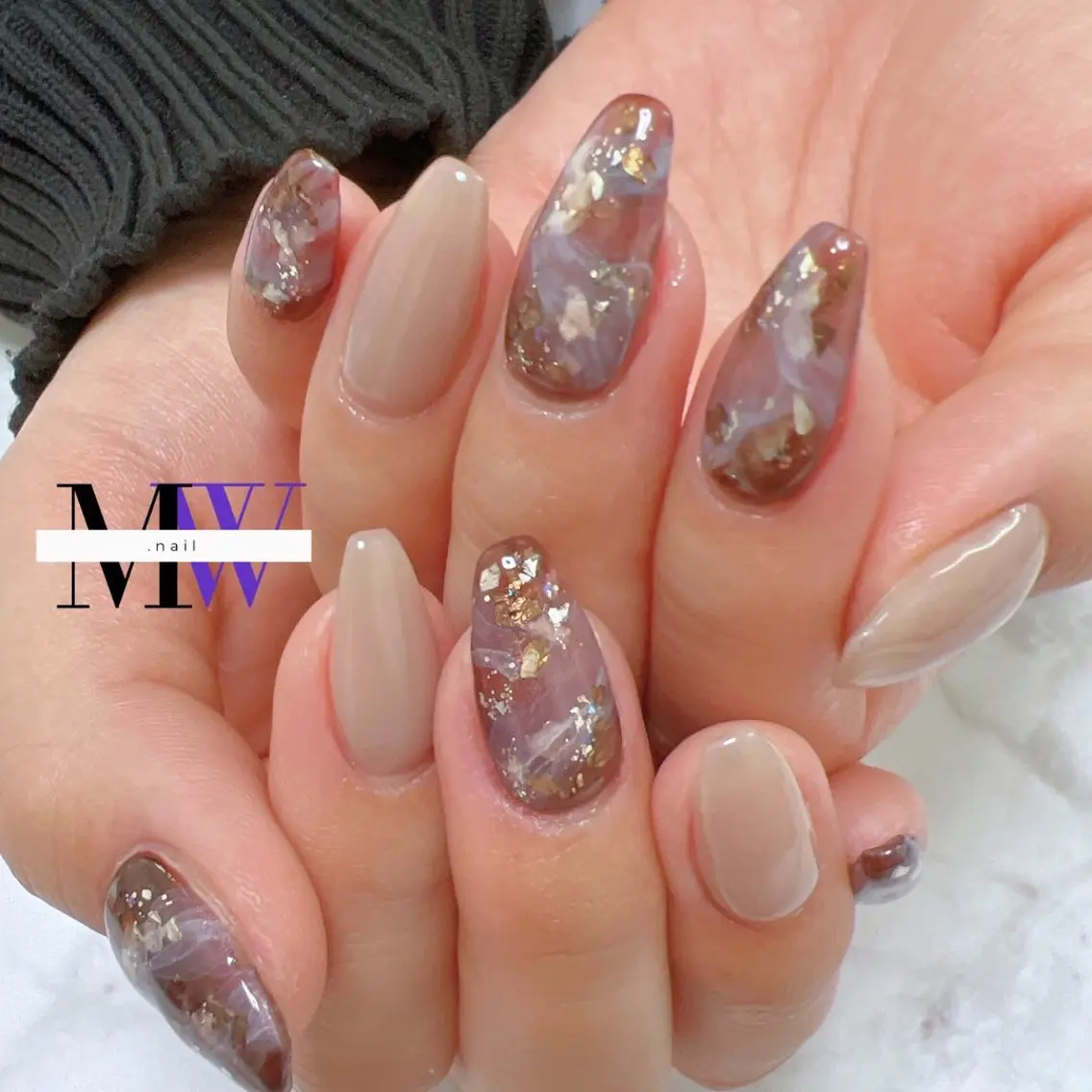 ネイル ニュアンスネイル MW .nailのネイルデザイン