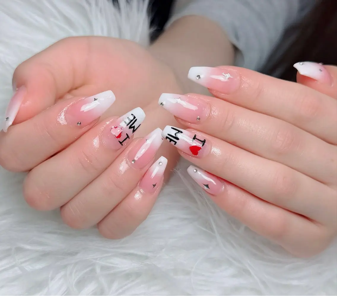 ネイル アートネイル 韓国ネイル 持ち込み ワンホンネイル ハンドネイル Lenie Nail Salonのネイルデザイン