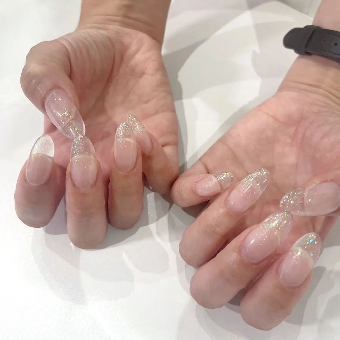 ネイル クリアネイル スカルプネイル Nail salon Cielel⟡Ayaのネイルデザイン