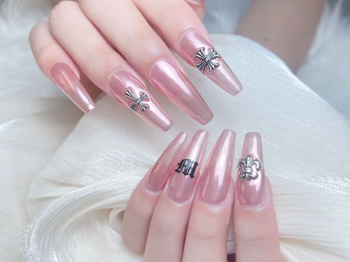 ネイル ハンドネイル M 🌷Nail 長さだし専門店のネイルデザイン