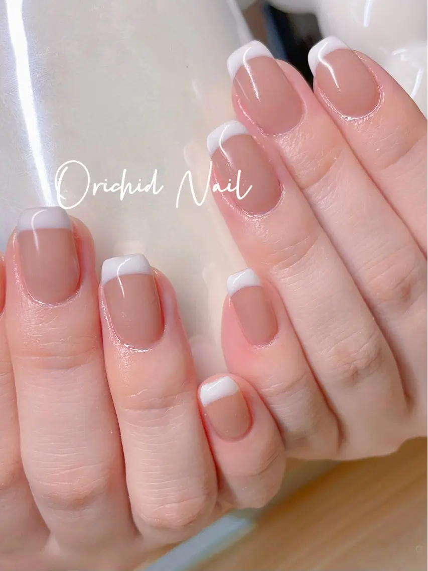 ネイル フレンチネイル ハンドネイル Orchid Nailのネイルデザイン