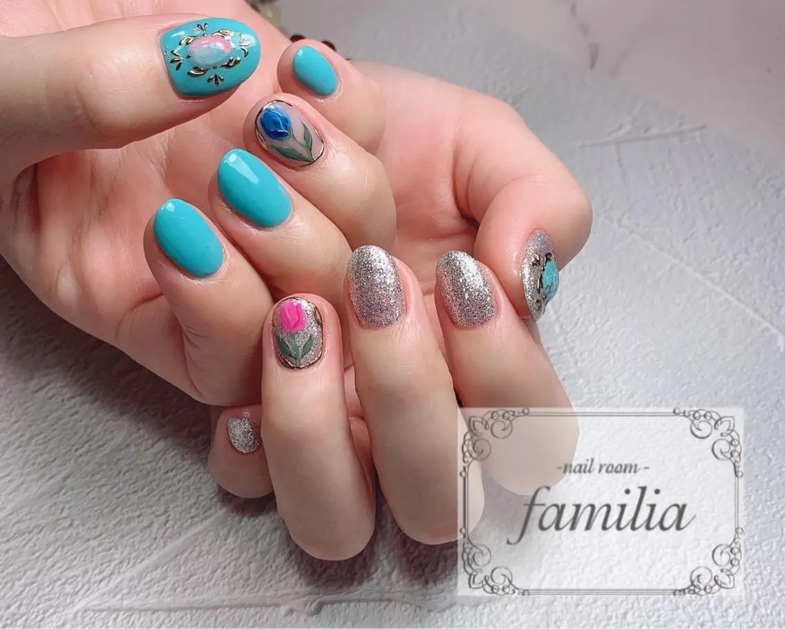 ネイル ハンドネイル -nailroom- familiaのネイルデザイン