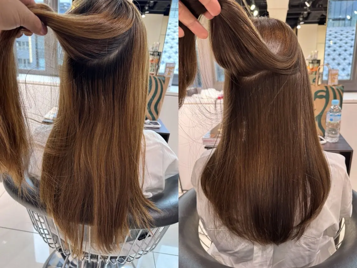 ロング カット 縮毛矯正 トリートメント 縮毛矯正⭐️ TAKAHIROのヘアスタイル