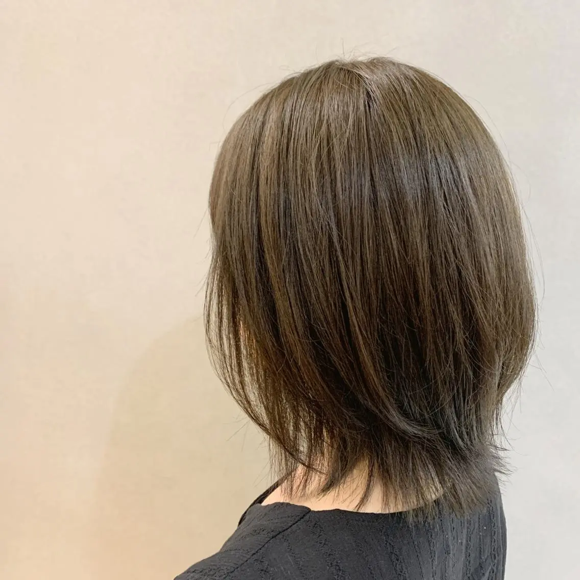 ミディアム ヘアカラー 土佐 優奈のヘアスタイル