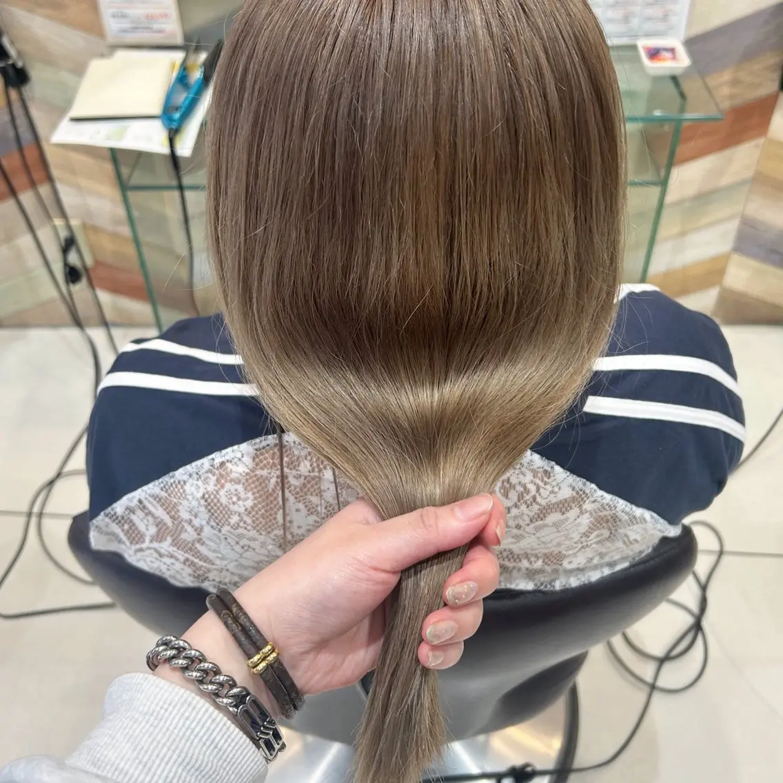 カラー ベージュカラー ミルクティーベージュ EARTH🎀 ryokaのヘアスタイル