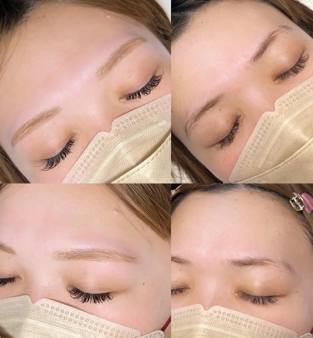アイブロウ 眉カラー 眉毛ワックス脱毛 ワックス脱毛 すあい みやびのマツエク・マツパデザイン