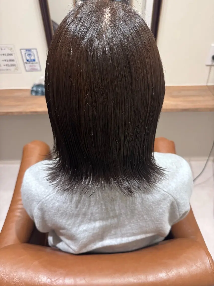 ミディアム カラー アッシュ ラベンダーカラー ラベンダーアッシュ guest 松島のヘアスタイル