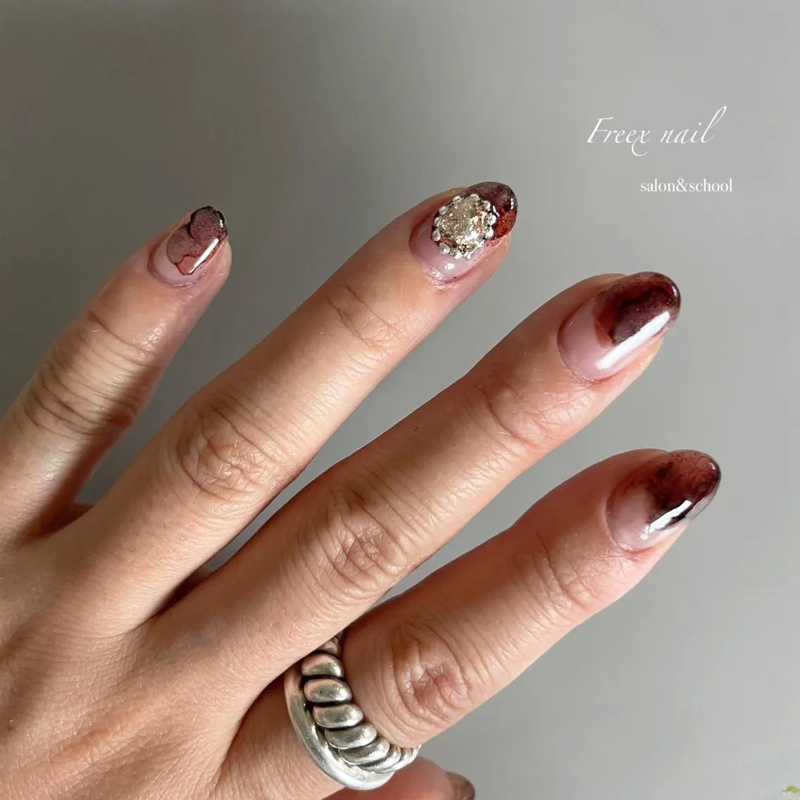 ネイル ニュアンスネイル ハンドネイル ハンドケア freex nail /ニュアンス/個性派のネイルデザイン