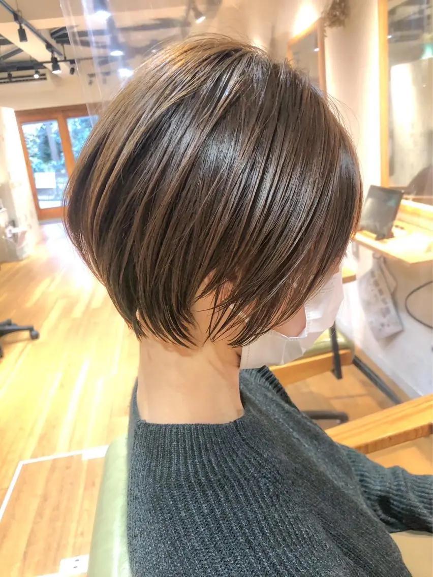 ⭐️人気No2⭐️似合わせカット+🌈カラー🌈+ハホニコトリートメントの写真