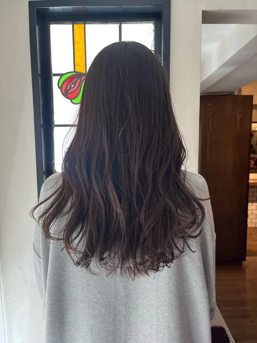 ロング カラー レイヤーカット 🧸メンズカット 🧸conatsuのヘアスタイル