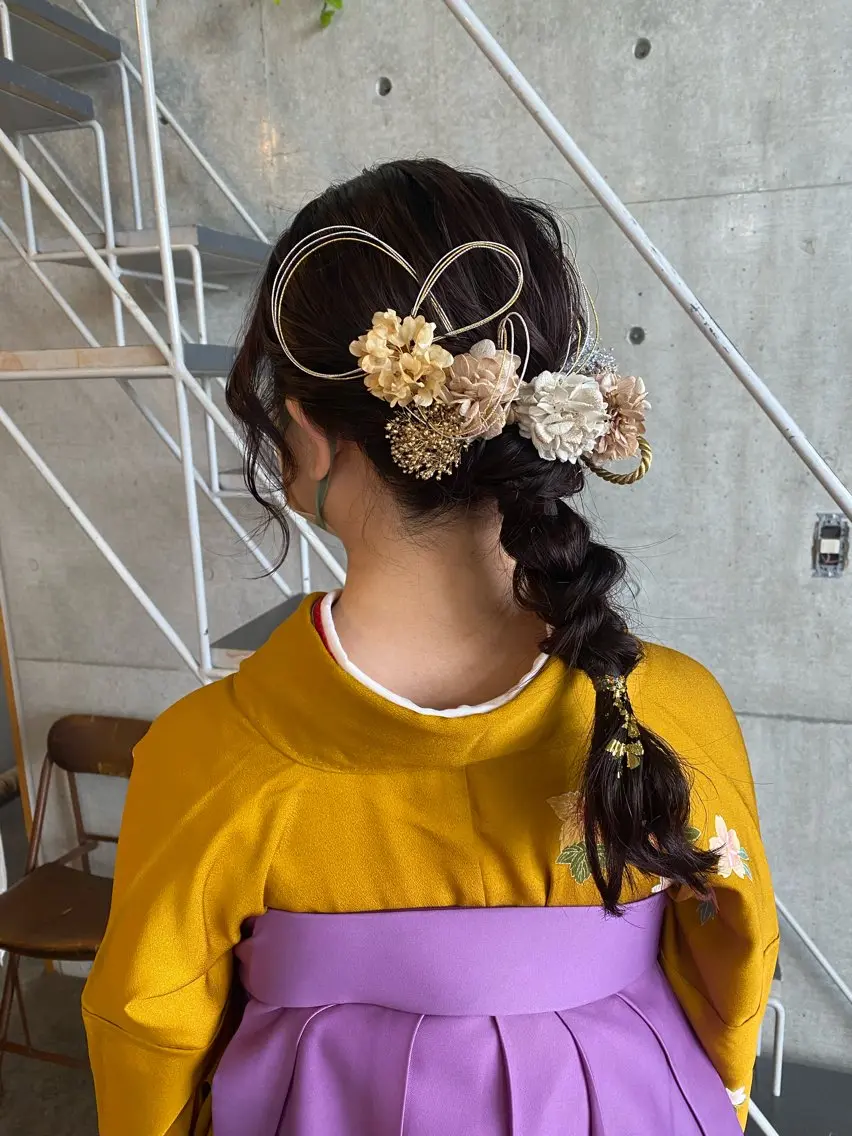 セミロング ヘアセット モリモト サナのヘアスタイル