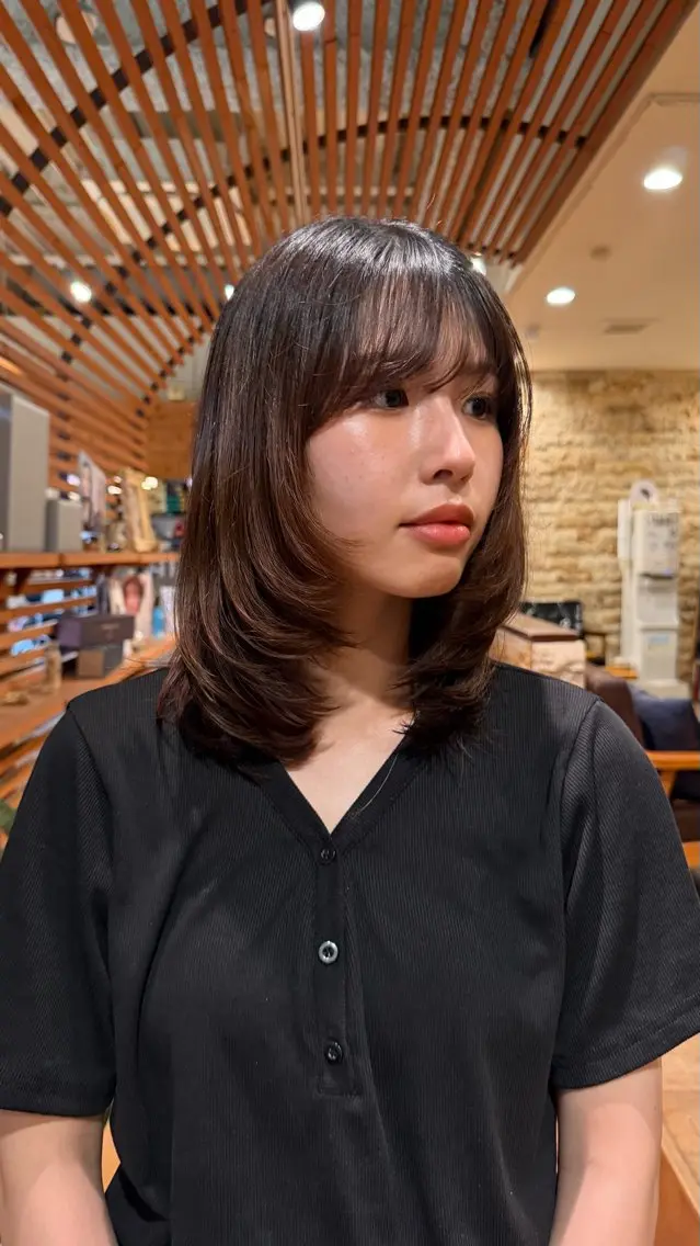 ミディアム ストレート/ブリーチ /ranaのヘアスタイル