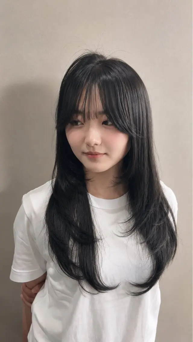 ロング 片山 わかなのヘアスタイル