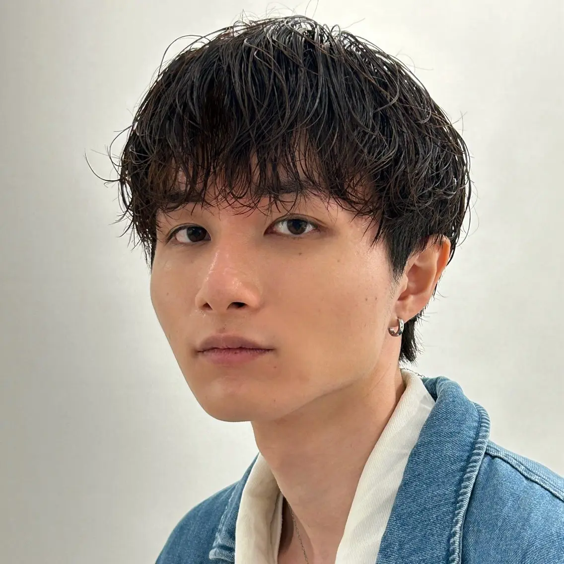 ショート パーマ メンズ メンズパーマ リベイルけんた モデル募集のヘアスタイル