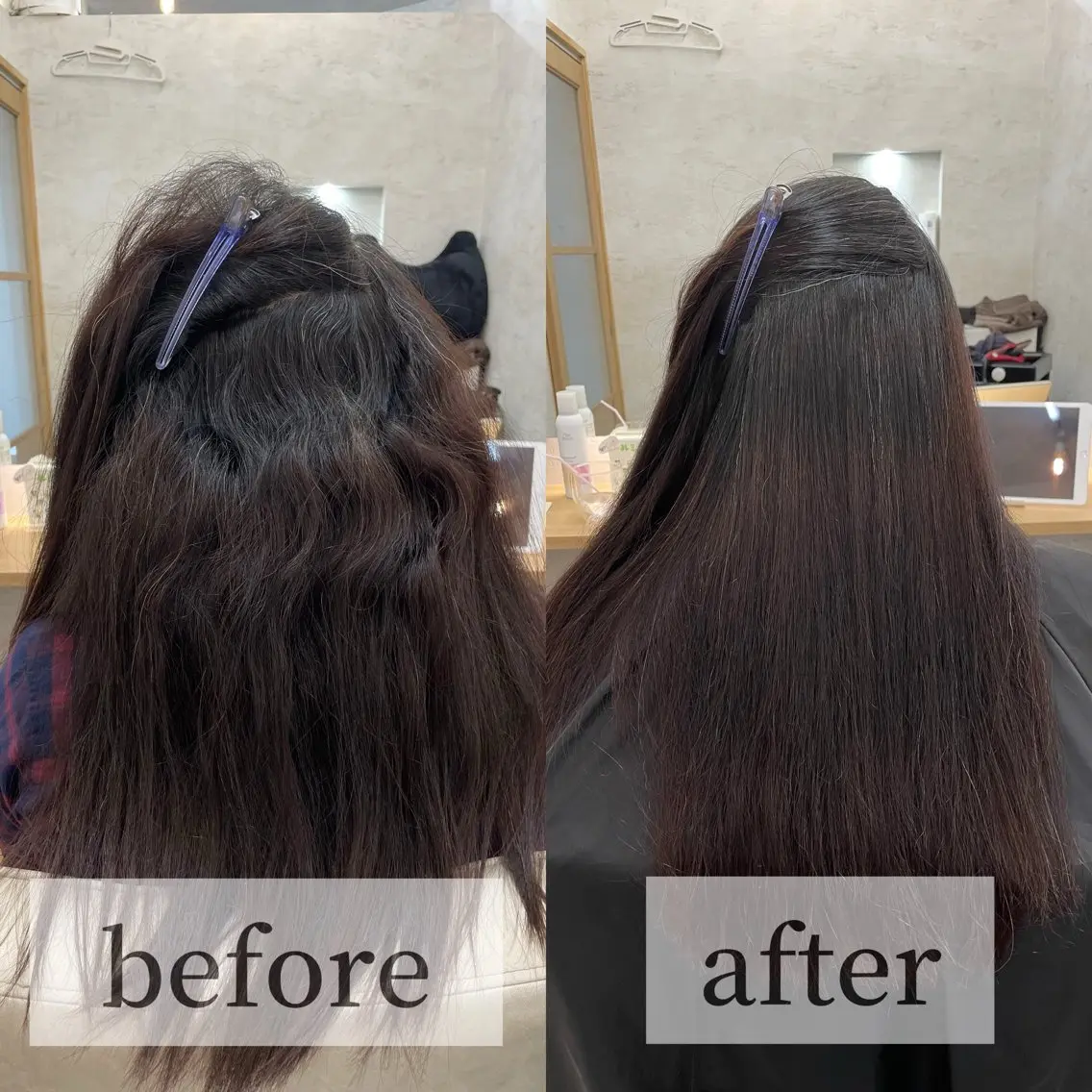 ロング パーマ 縮毛矯正 トリートメント 高橋 芽衣のヘアスタイル