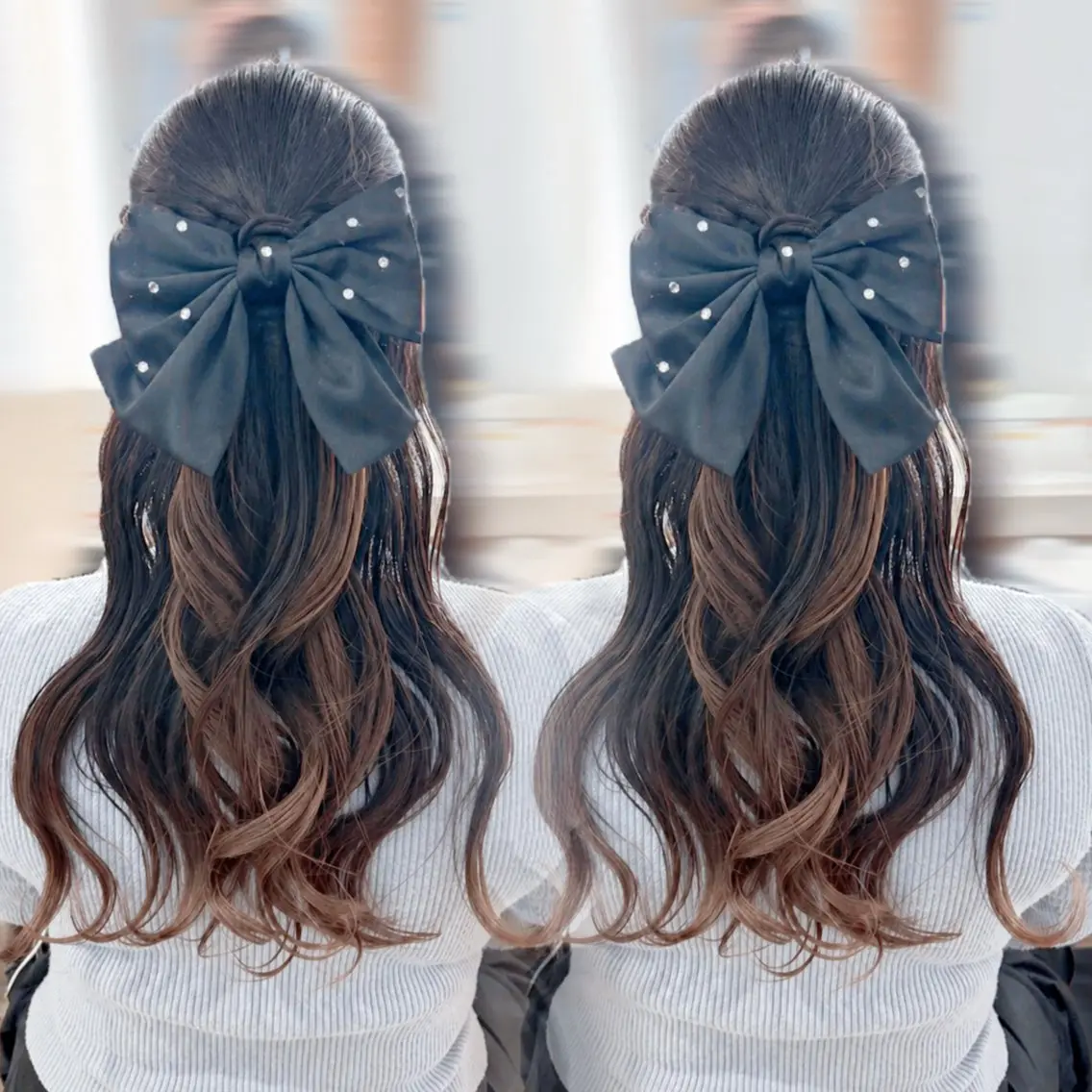 ロング ヘアセット 阿部 琴音のヘアスタイル
