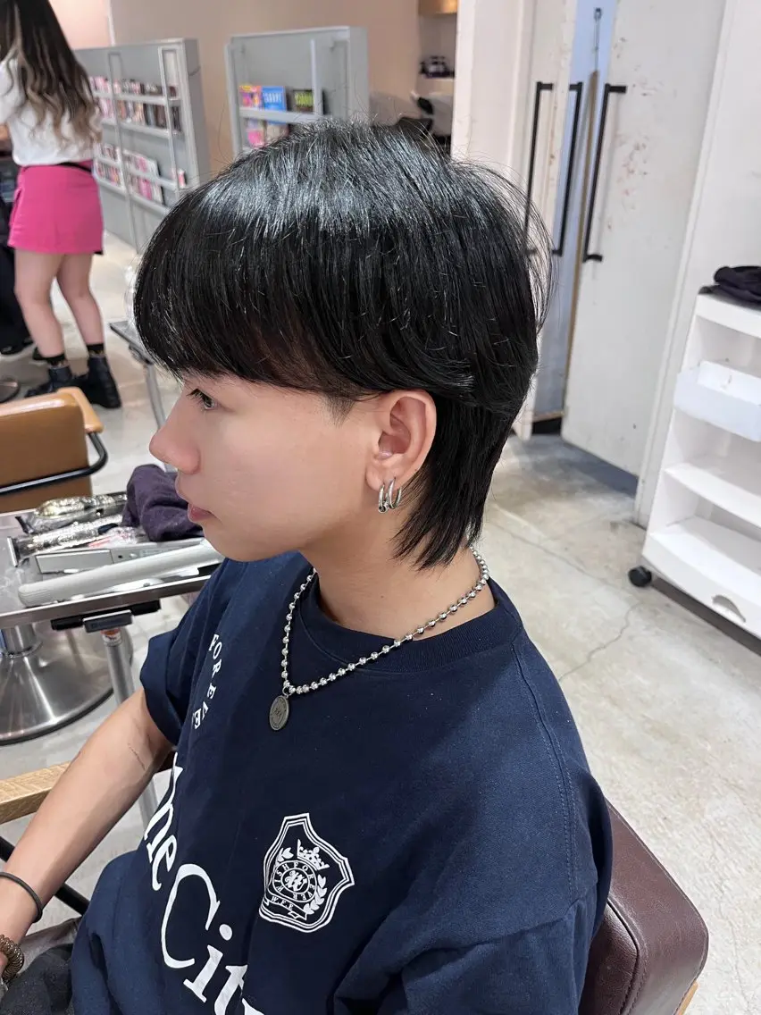 カラー パーマ メンズ カット ヘアカラー パーマ 大阪韓国メンズ特化 LUNAのヘアスタイル