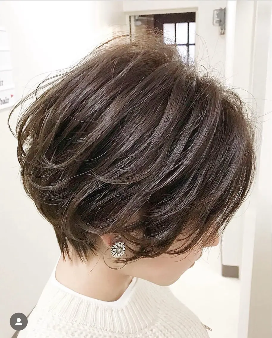 ショート 岡本 拡夢のヘアスタイル