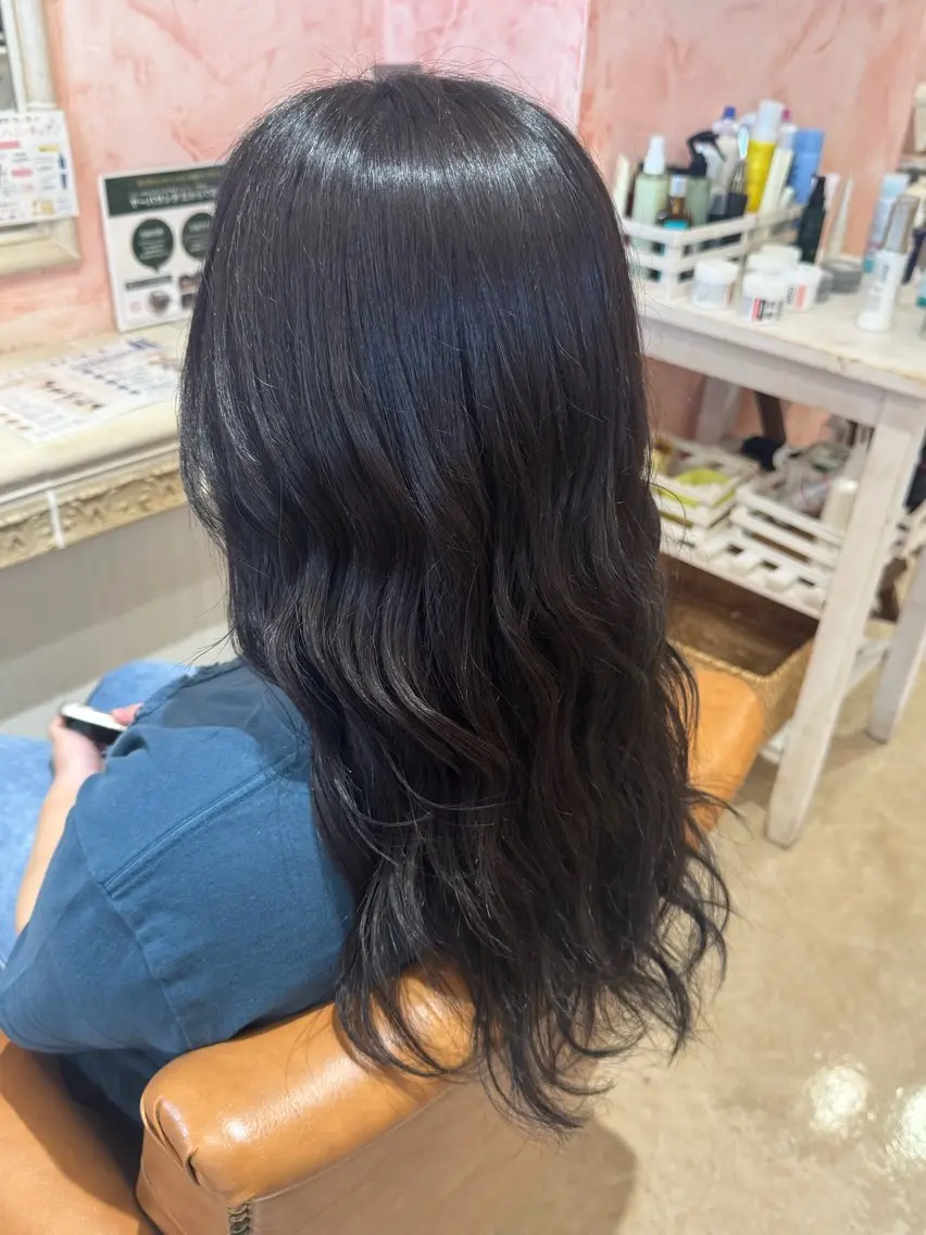 ロング カラー ヘアカラー 香取 拓海のヘアスタイル