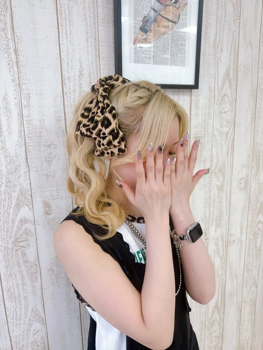 ヘアアレンジ ヘアセット 田浦 瑠璃琶のヘアスタイル