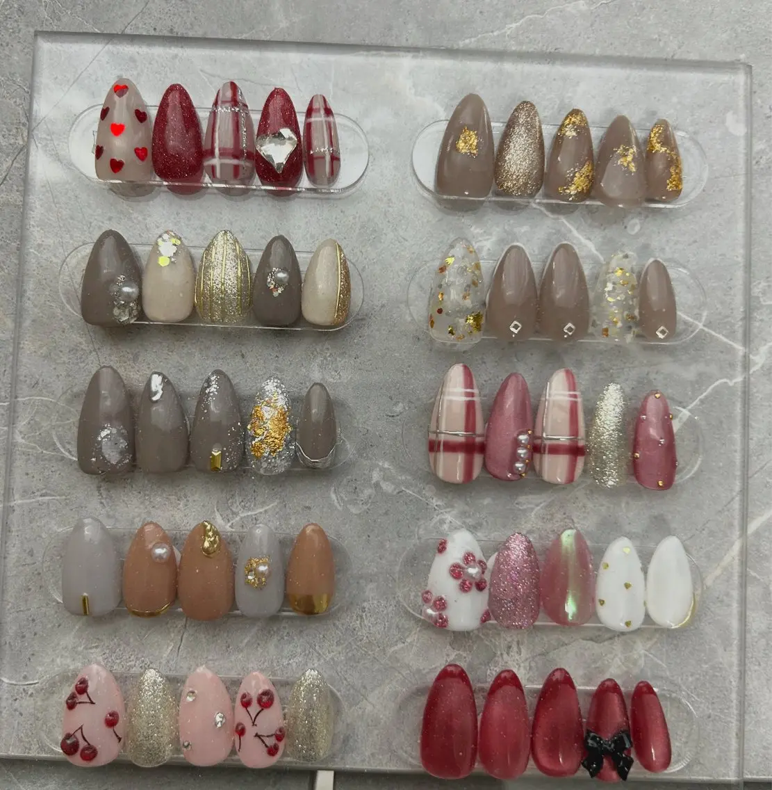 定額デザイン(チップ長さだし)の写真