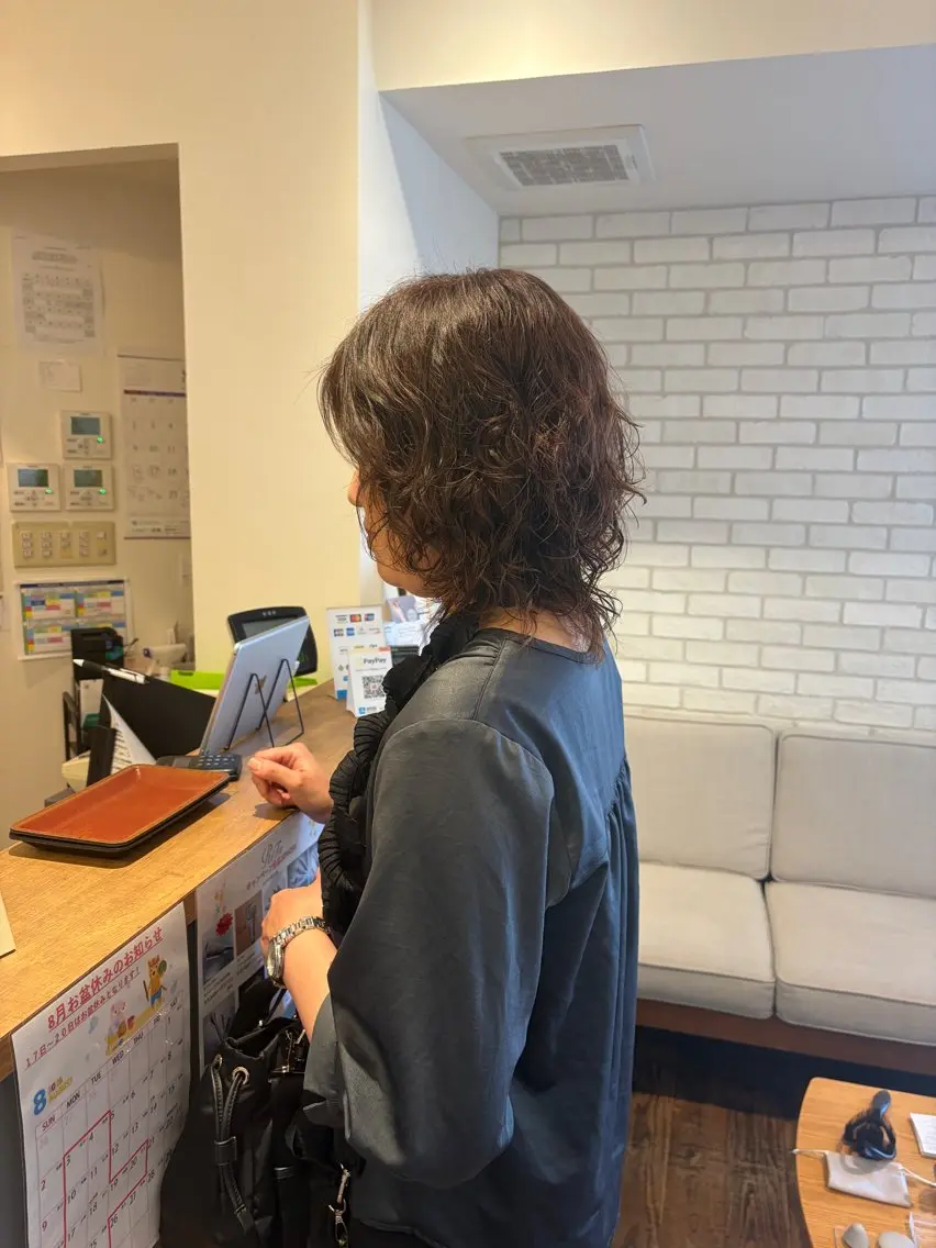 パーマ ウルフカット ミニハラ miniharaのヘアスタイル
