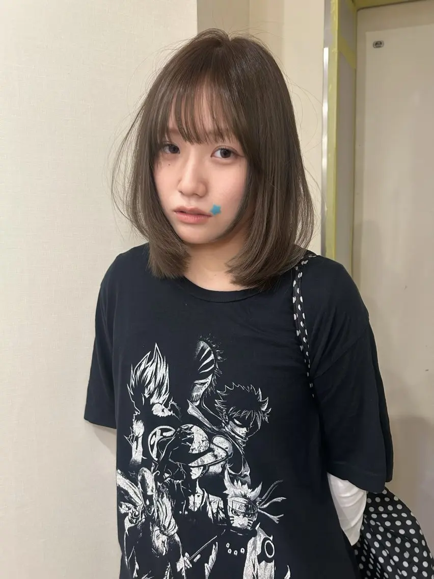 ミディアム 似合わせカット カット hair&eye🎀 /momoKaのヘアスタイル