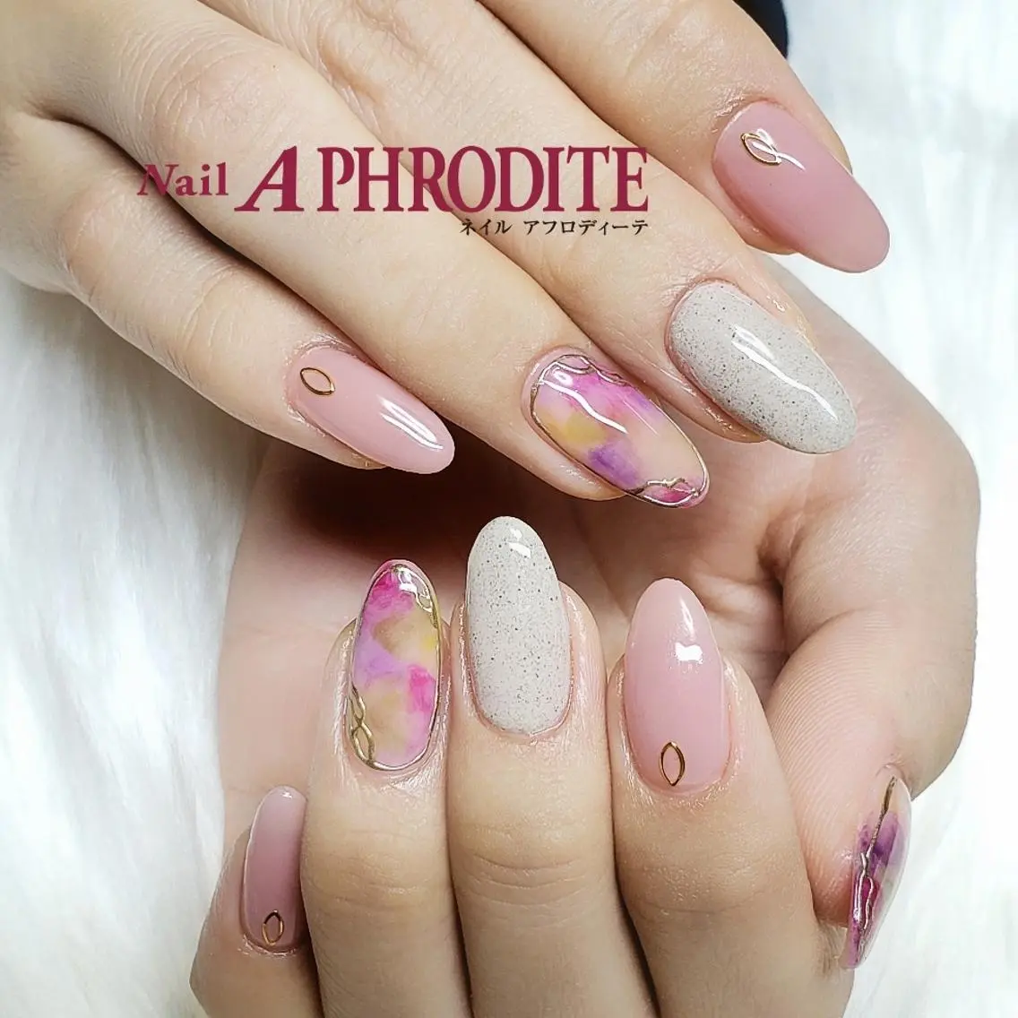 ネイル 持ち込み ハンドネイル Nail Aphroditeのネイルデザイン