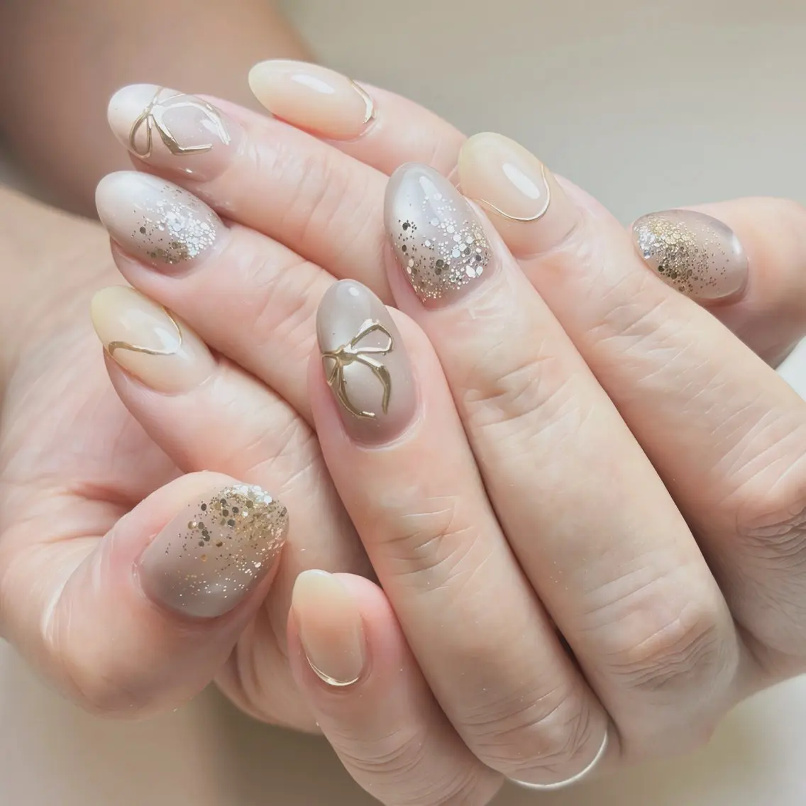 ネイル フットネイル 氷ネイル・うるうるネイル マグネットネイル ニュアンスネイル シンプルネイル ハンドネイル nail salon anoneのネイルデザイン