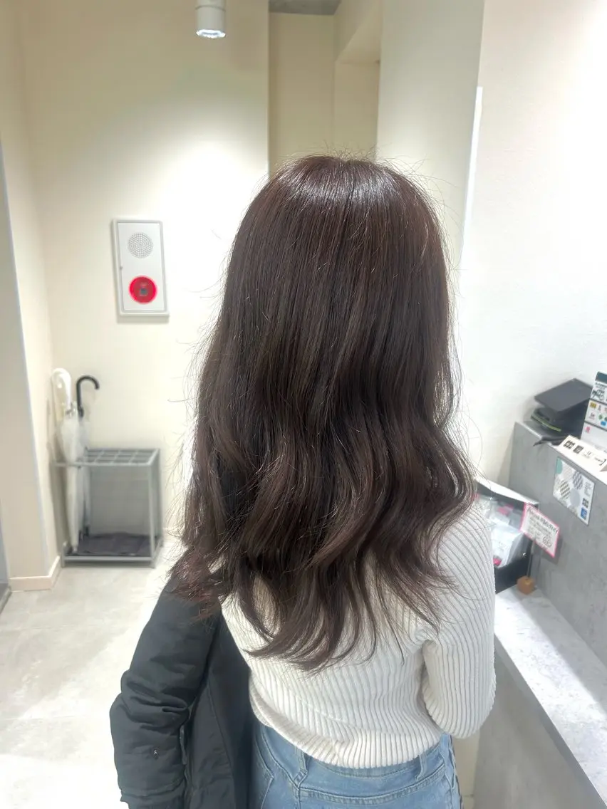 «✨️2番人気✨️»カット+カラー+Aujua 1steptreatment+超音波アイロンの写真