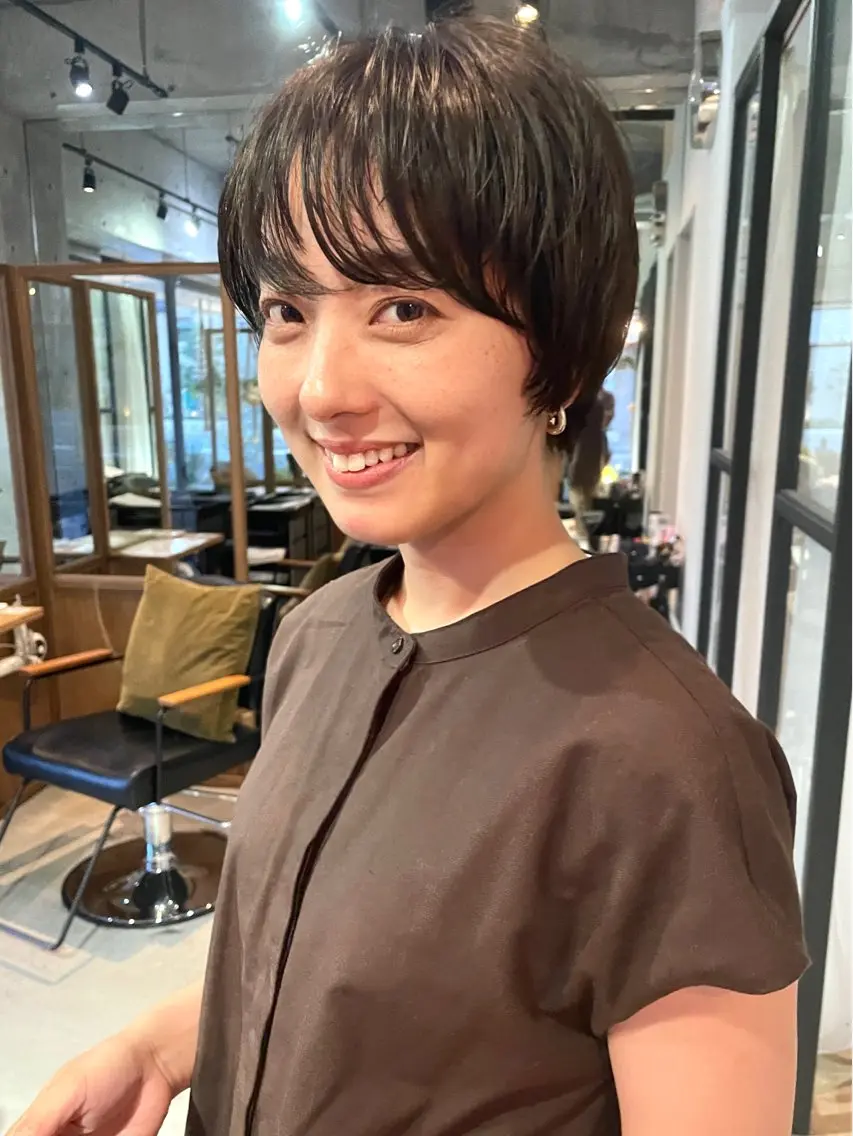 ショート カット トリートメント ヘッドスパ FERIA池田 田岡啓佑のヘアスタイル