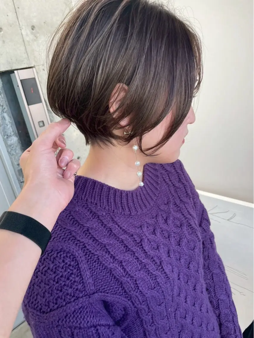 ショート ショートボブ ボブ ショートヘア HAKU 津久野のヘアスタイル