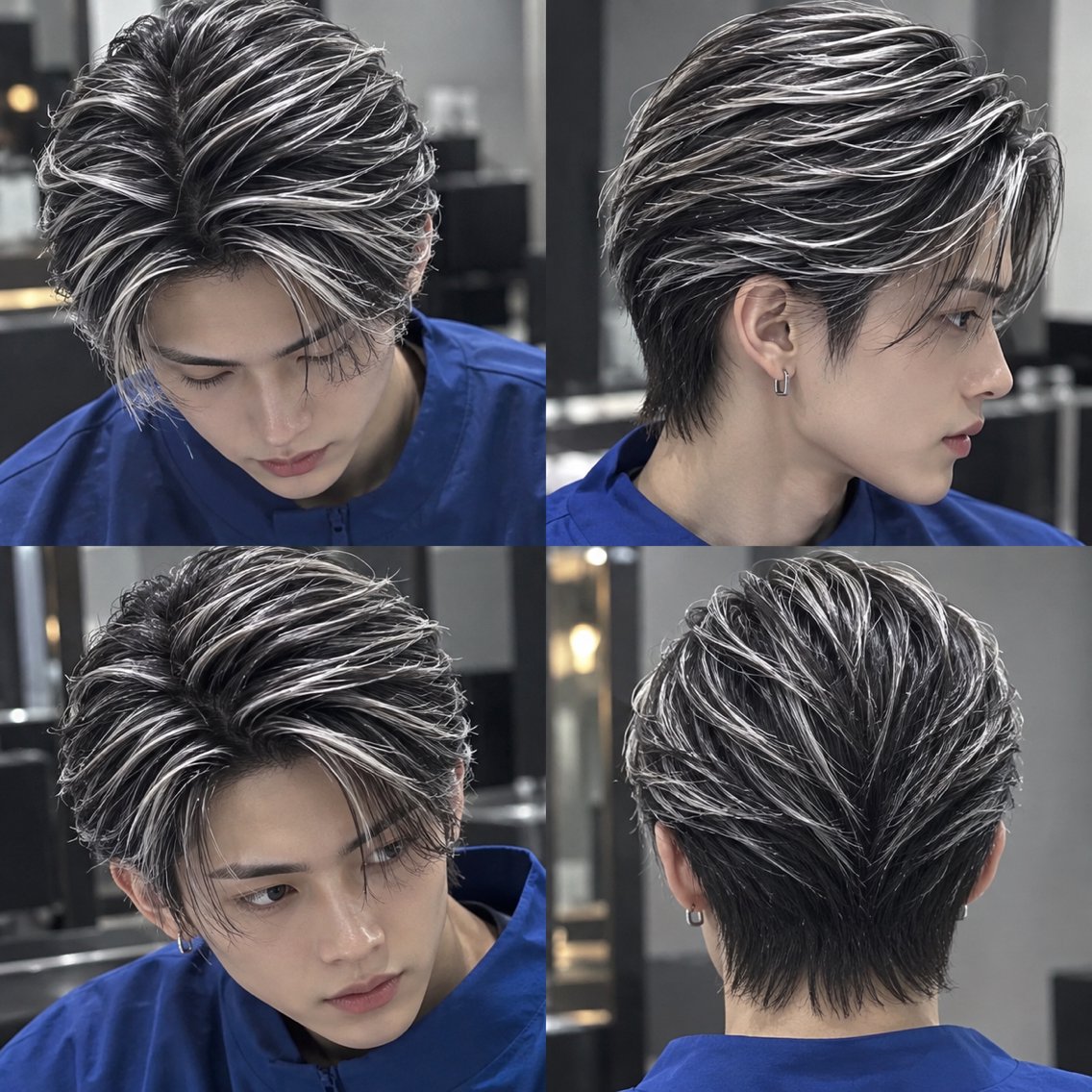ショート カラー メンズ デザインカラー🌈/ ハイトーン/たけるのヘアスタイル