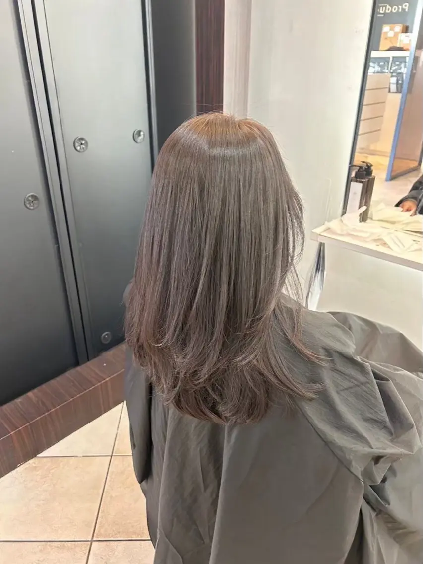 セミロング カラー 🫧‪モデル募集 純菜🫧のヘアスタイル
