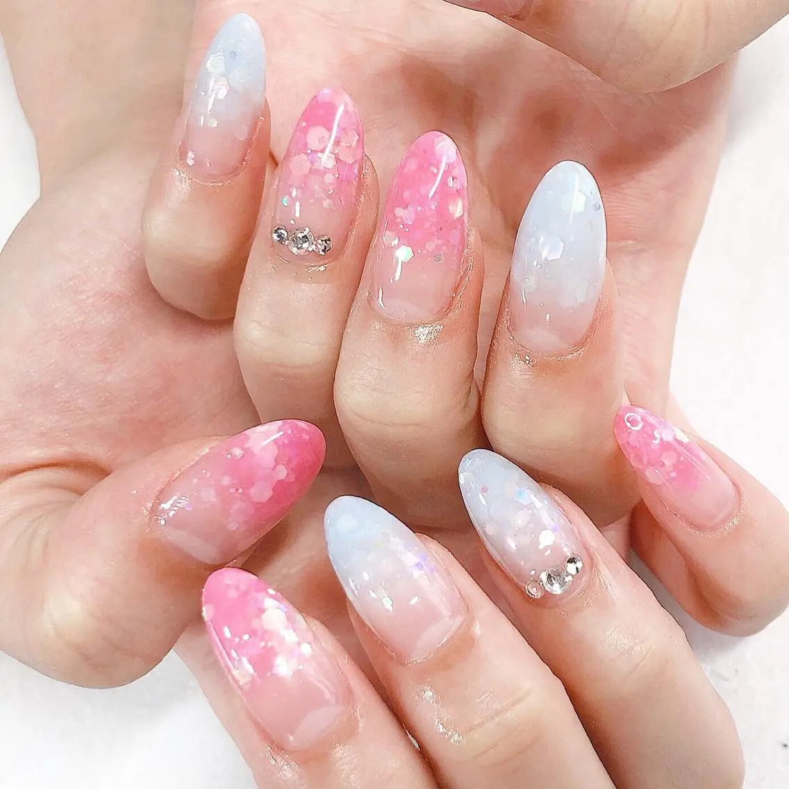 ネイル スカルプネイル シンプルネイル ハンドネイル 東 千夏のネイルデザイン
