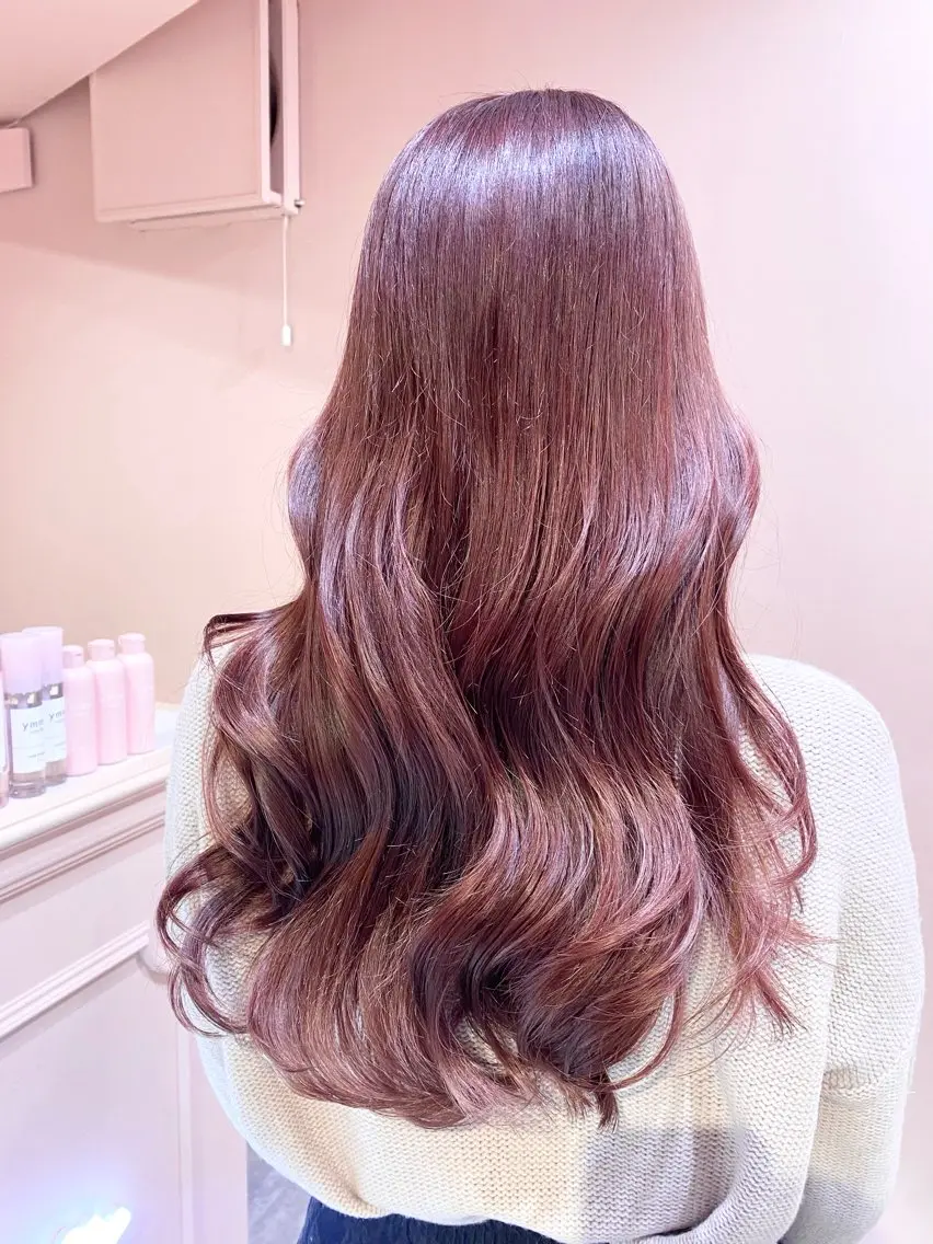 ロング ヘアカラー 透明感/艶カラー 💘Hanaのヘアスタイル