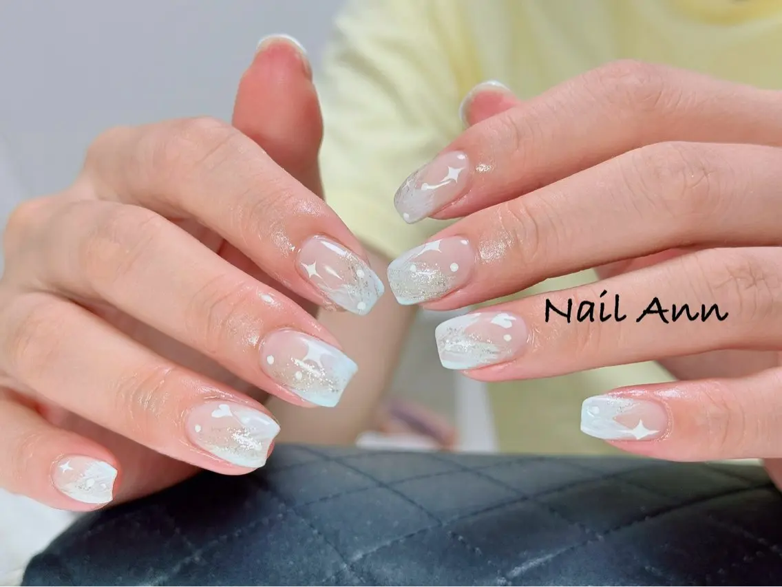 ネイル アートネイル チークネイル 長さ出し フラッシュネイル フットネイル ハンドネイル Nail Ann【西川口店】のネイルデザイン