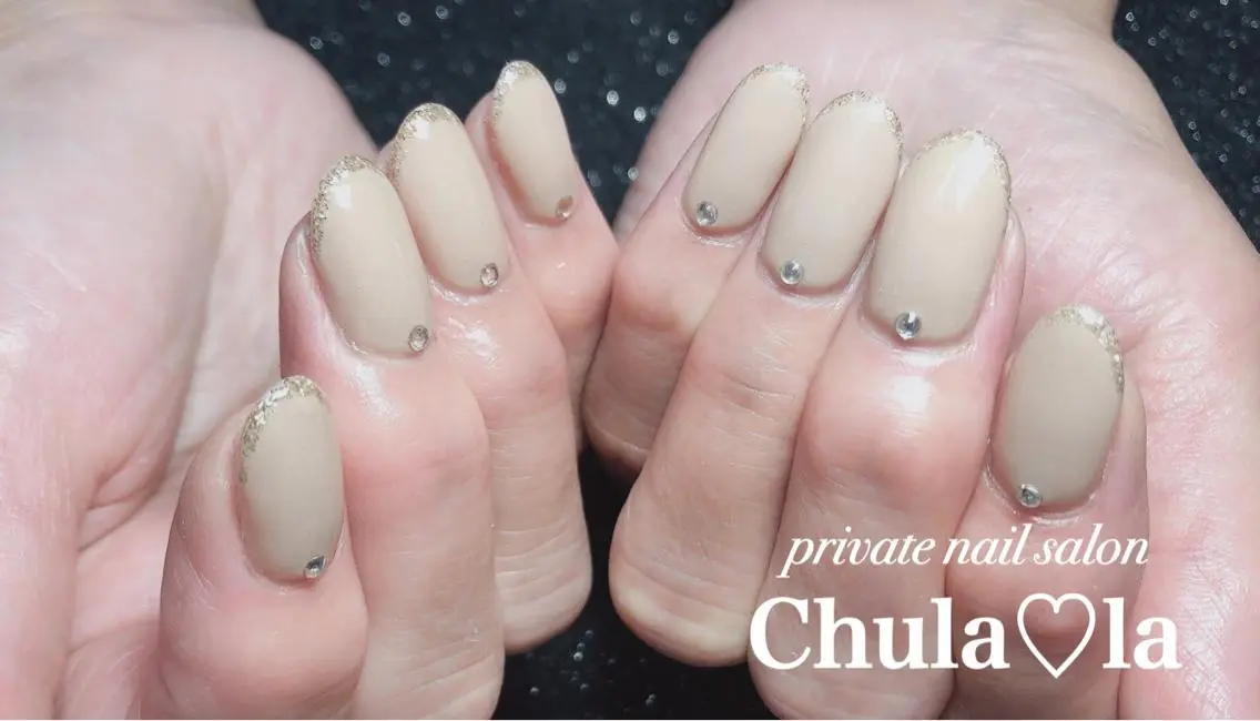 ネイル ラメ(グリッター) Chula♡la 豊見城市高安のネイルデザイン